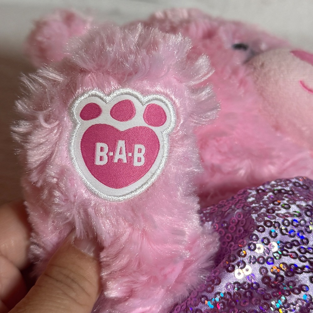 Build-A-Bear Beary Fairy Bear Pink 18" With Fairy Wing Dress BEAUTIFUL- Retired - Picture 5 of 5